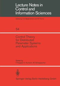 Produktbild: Control Theory for Distributed Parameter Systems and Applications
