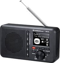Produktbild: Albrecht DR 86 Tischradio DAB+, UKW wiederaufladbar Schwarz