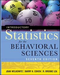 Produktbild: Introductory Statistics for the Behavioral Sciences