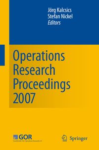 Produktbild: Operations Research Proceedings 2007
