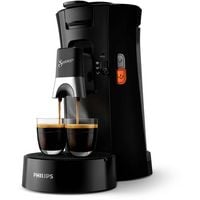 Produktbild: Philips CSA230/69 CSA230/69 Kaffeepadmaschine Schwarz mit Hei&szlig;wasserauslass, One Touch