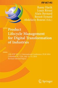 Produktbild: Product Lifecycle Management for Digital Transformation of Industries