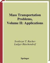 Produktbild: Mass Transportation Problems: Volume II: Applications