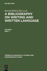Produktbild: A Bibliography on Writing and Written Language