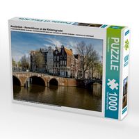 Produktbild: CALVENDO Puzzle Amsterdam - Herrenh&auml;user an der Keizersgracht | 1000 Teile Lege-Gr&ouml;&szlig;e 64x48cm Foto-Puzzle f&uuml;r gl&uuml;ckliche Stunden