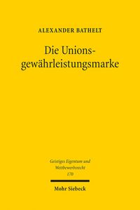 Produktbild: Die Unionsgew&auml;hrleistungsmarke