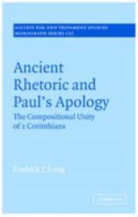 Produktbild: Ancient Rhetoric and Paul's Apology