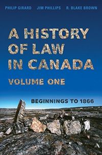 Produktbild: Girard, P: A History of Law in Canada, Volume One