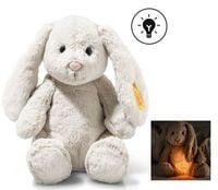 Produktbild: Steiff 081026 - Light at Night Hoppie Hase, Licht mit Timer, Pl&uuml;sch, 28 cm