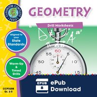 Produktbild: Geometry - Drill Sheets Gr. 3-5