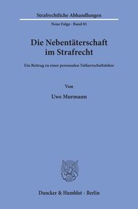 Produktbild: Die Nebent&auml;terschaft im Strafrecht.