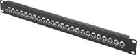 Produktbild: Renkforce 24 Port BNC-Patchpanel 483mm (19\") 1 HE Best&uuml;ckt