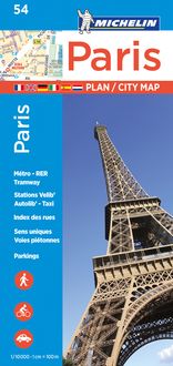 Produktbild: Michelin Stadtplan Paris