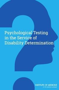 Produktbild: Psychological Testing in the Service of Disability Determination