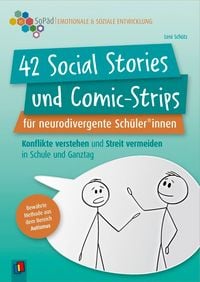 Produktbild: 42 Social Stories und Comic Strips f&uuml;r neurodivergente Sch&uuml;ler*innen