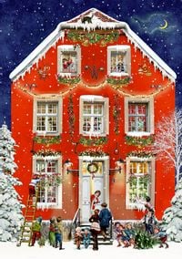 Produktbild: Puzzle - Weihnachten bei uns Zuhaus