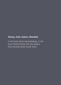 Produktbild: The NKJV Bible Journal - Hosea, Joel, Amos, Obadiah Softcover