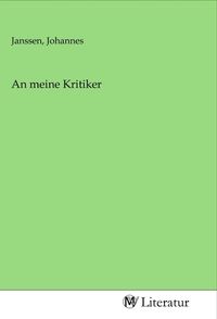 Produktbild: An meine Kritiker