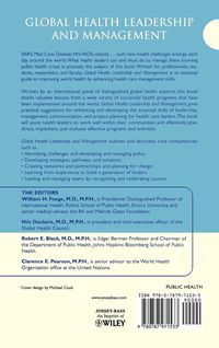 Bild vom Artikel Global Health Leadership and Management vom Autor Foege