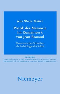 Produktbild: Poetik der Memoria im Romanwerk von Jean Rouaud