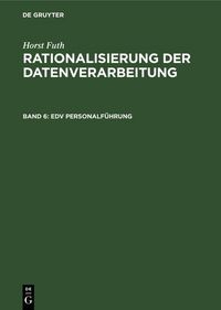 Produktbild: EDV Personalf&uuml;hrung