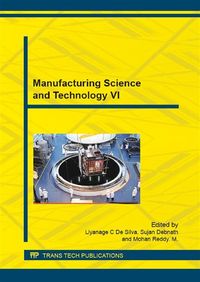 Produktbild: Manufacturing Science and Technology VI