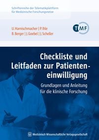 Produktbild: Checkliste und Leitfaden zur Patienteneinwilligung
