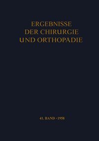 Produktbild: Ergebnisse der Chirurgie und Orthop&auml;die