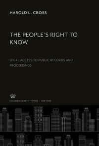 Produktbild: The People'S Right to Know