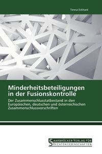 Produktbild: Minderheitsbeteiligungen in der Fusionskontrolle