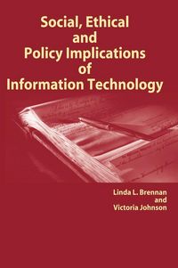 Produktbild: Social, Ethical and Policy Implications of Information Technology