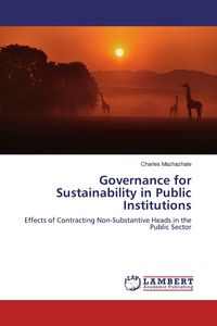 Produktbild: Governance for Sustainability in Public Institutions
