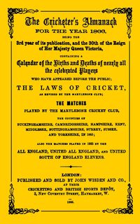 Produktbild: Wisden Cricketers' Almanack 1866