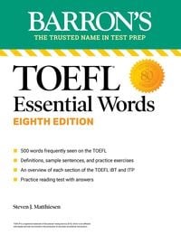 Bild vom Artikel TOEFL Essential Words, Eighth Edition vom Autor Steven J. Matthiesen