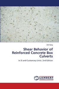 Produktbild: Shear Behavior of Reinforced Concrete Box Culverts