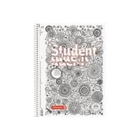 Produktbild: Brunnen Collegeblock Premium Student FLORAL ZENart, A4 Lineatur 28, wei&szlig;