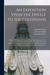 Produktbild: An Exposition Vpon the Epistle to the Colossians