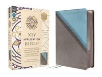 Produktbild: NIV Application Bible, Leathersoft, Teal/Grey, Red Letter, Comfort Print