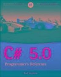 Produktbild: C# 5.0 Programmer's Reference
