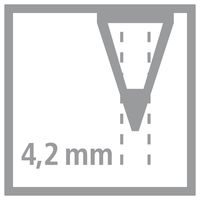Dreikant-Buntstift - STABILO Trio dick - 18er Pack - mit 18 verschiedenen Farben und Spitzer