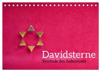 Produktbild: Davidsterne als Symbole des Judentums (Tischkalender 2026 DIN A5 quer), CALVENDO Monatskalender