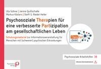 Produktbild: Psychosoziale Therapien f&uuml;r eine verbesserte Partizipation am gesellschaftlichen Leben