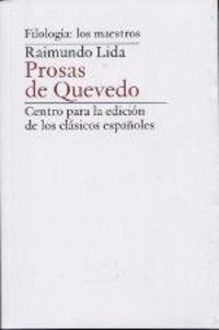 Bild vom Artikel Prosa de Quevedo vom Autor Raimundo Lida