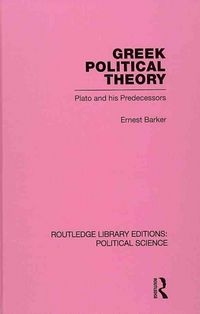 Produktbild: Greek Political Theory (Routledge Library Editions: Political Science Volume 18)