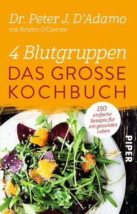 Produktbild: 4 Blutgruppen - Das gro&szlig;e Kochbuch