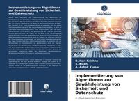 Produktbild: Implementierung von Algorithmen zur Gew&auml;hrleistung von Sicherheit und Datenschutz
