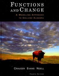 Produktbild: Functions and Change: A Modeling Approach to College Algebra