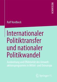 Produktbild: Internationaler Politiktransfer und nationaler Politikwandel