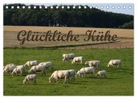 Produktbild: Gl&uuml;ckliche K&uuml;he (Tischkalender 2027 DIN A5 quer), CALVENDO Monatskalender