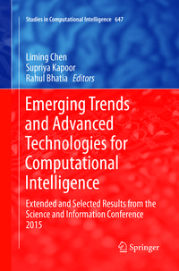 Produktbild: Emerging Trends and Advanced Technologies for Computational Intelligence